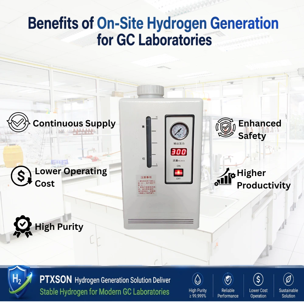 Benefits of On-Site Hydrogen Generation for GC Laboratories