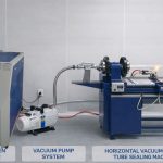 Horizontal Vacuum Quartz Glass Lathe Machine