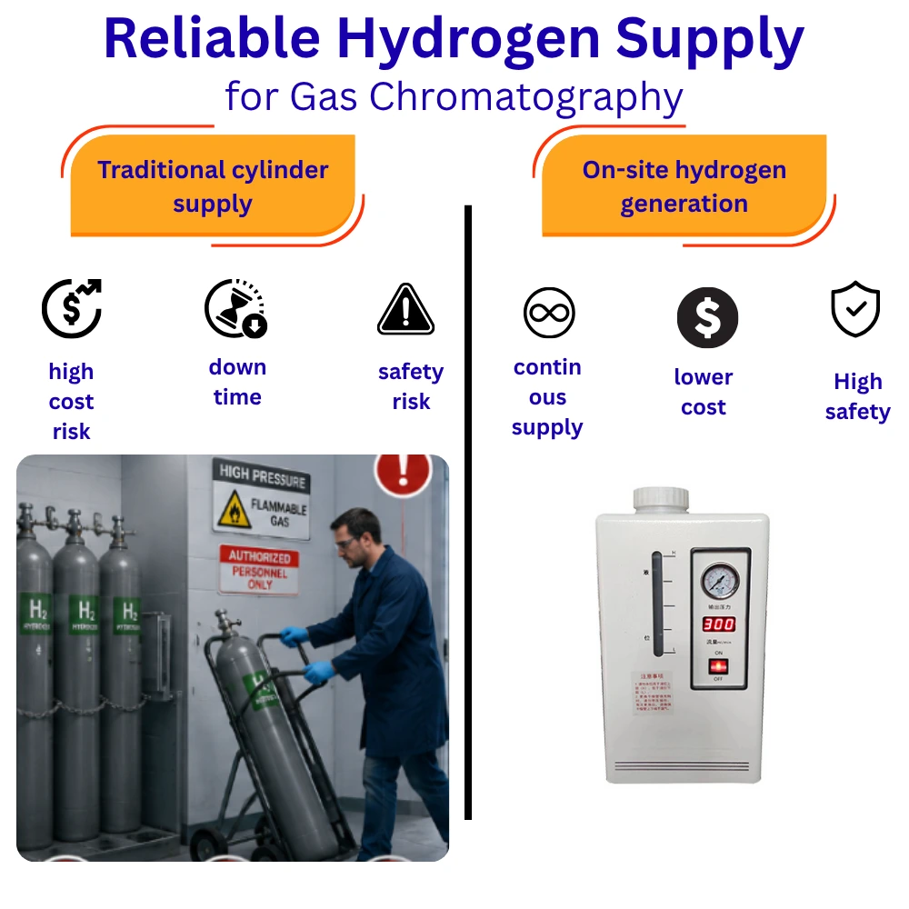 Reliable Hydrogen Supply for Gas Chromatography 