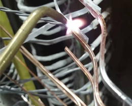 flat copper bar brazing