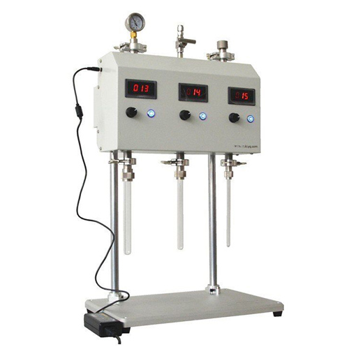 quartz glass tubing machine