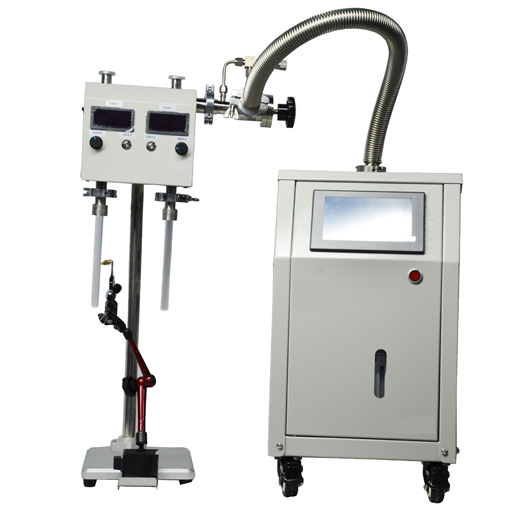 quartz tube vacuum sealing machine system with molecular vacuum pump