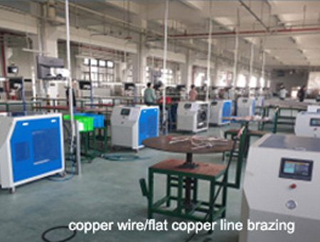 oxyhydrogen flame brazing machine for welding copper tube