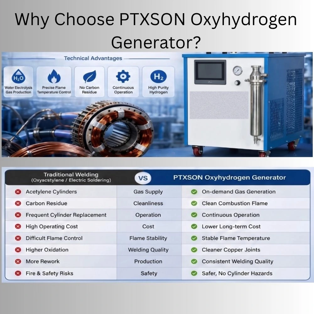 why choose ptxson oxyhydrogen welding machine