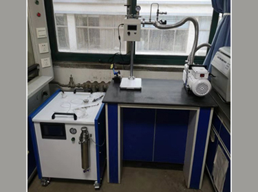 Laboratory oxyhydrogen flame quartz glass tube sealing machine