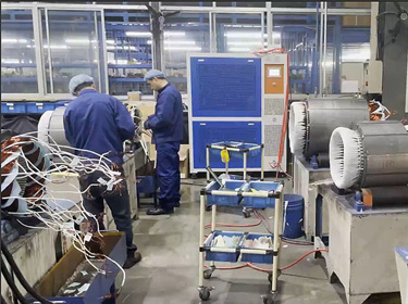 oxyhydrogen welding for motor windings