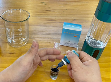 hydrogen concentration in hydrogen water bottle