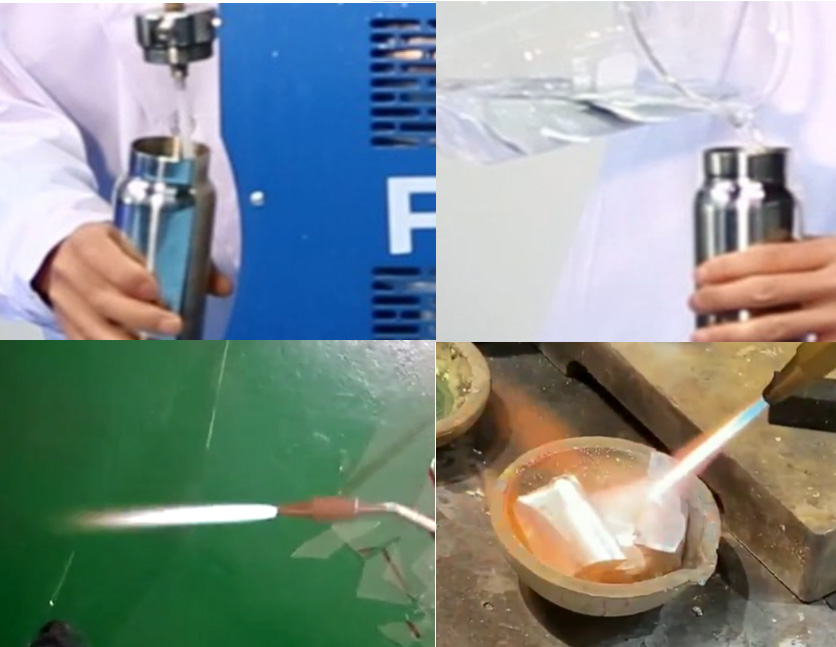 how to adjust oxyhydrogen flame temperature