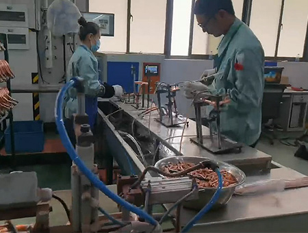 oxy-hydrogen welding brazing machine video for copper tube