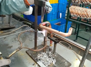 oxyhydrogen generator brazing for air conditioning