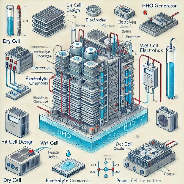 different-HHO-generator-designs-including-wet-cell-and-dry-cell-configurations