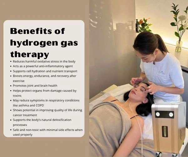 benefits of hydrogen gas therapy