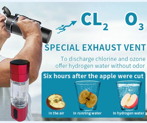 hydrogen water bottle technology how it works