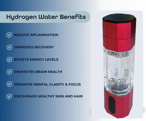 hydrogen rich water bottle benefits