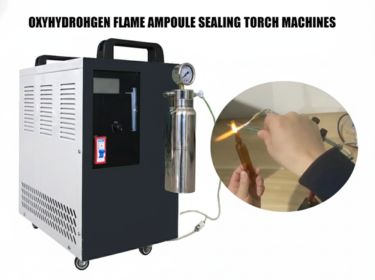 oxyhydrogen flame sealing methods