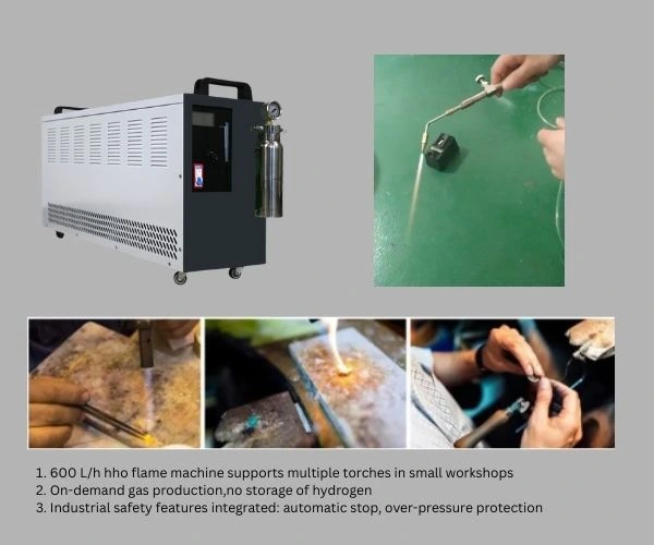 how 600Lh oxyhydrogen generator works and applications