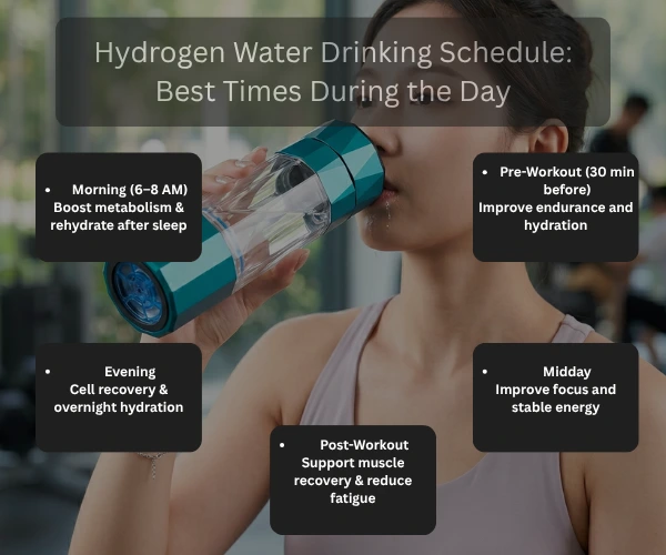 Hydrogen Water Drinking Schedule Best Times During the Day
