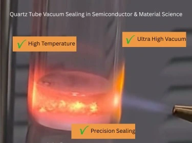 Quartz Tube Vacuum Sealing in Semiconductor & Material Science