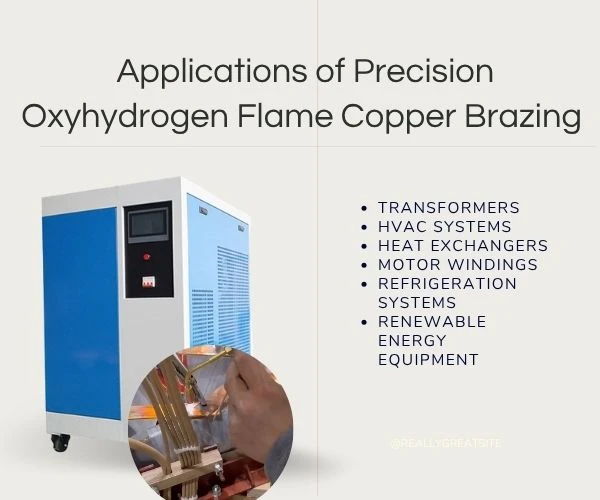 Precision Oxyhydrogen Flame Copper Brazing