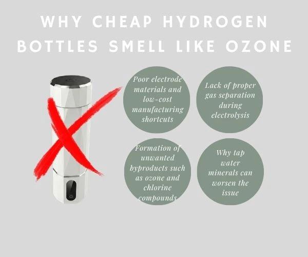 Why Cheap Hydrogen Bottles Smell Like Ozone