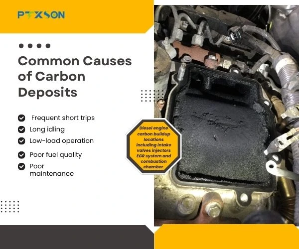 Where Does Carbon Build Up in a Diesel Engine